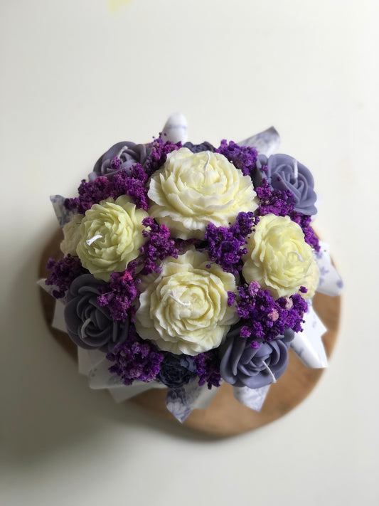 Bouquet violet citron