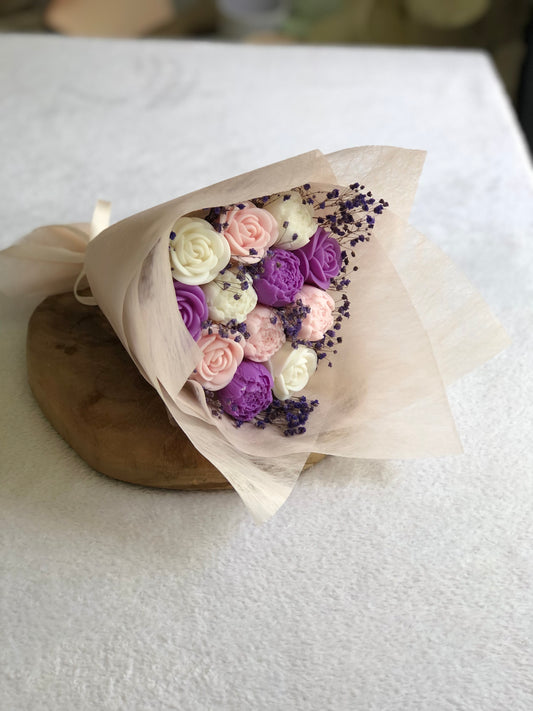 bouquet floral violet