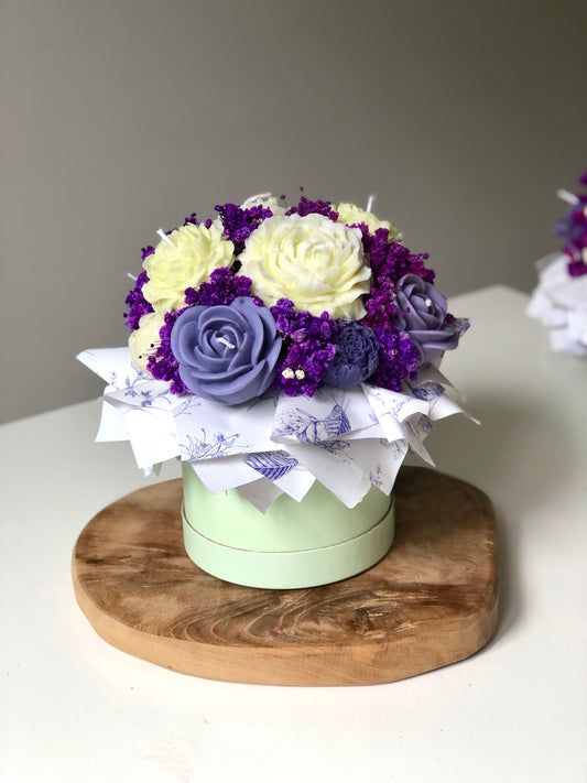 Bouquet violet citron