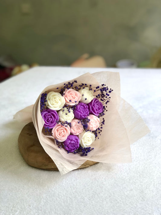 bouquet floral violet